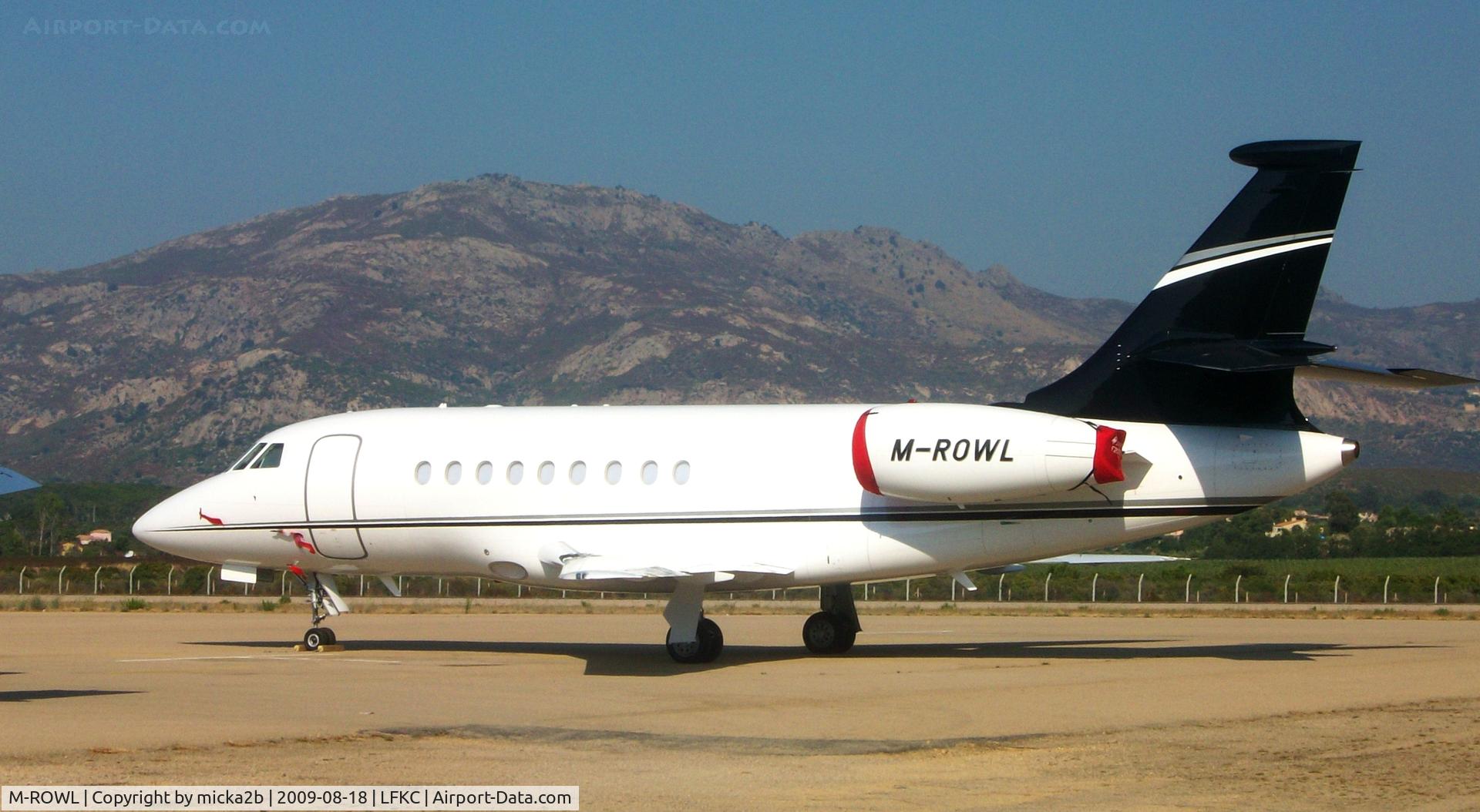 M-ROWL, 2007 Dassault Falcon 900EX C/N 180, Parked.