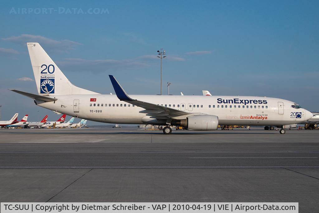 TC-SUU, 2001 Boeing 737-86Q C/N 30274, Sun Express Boeing 737-800