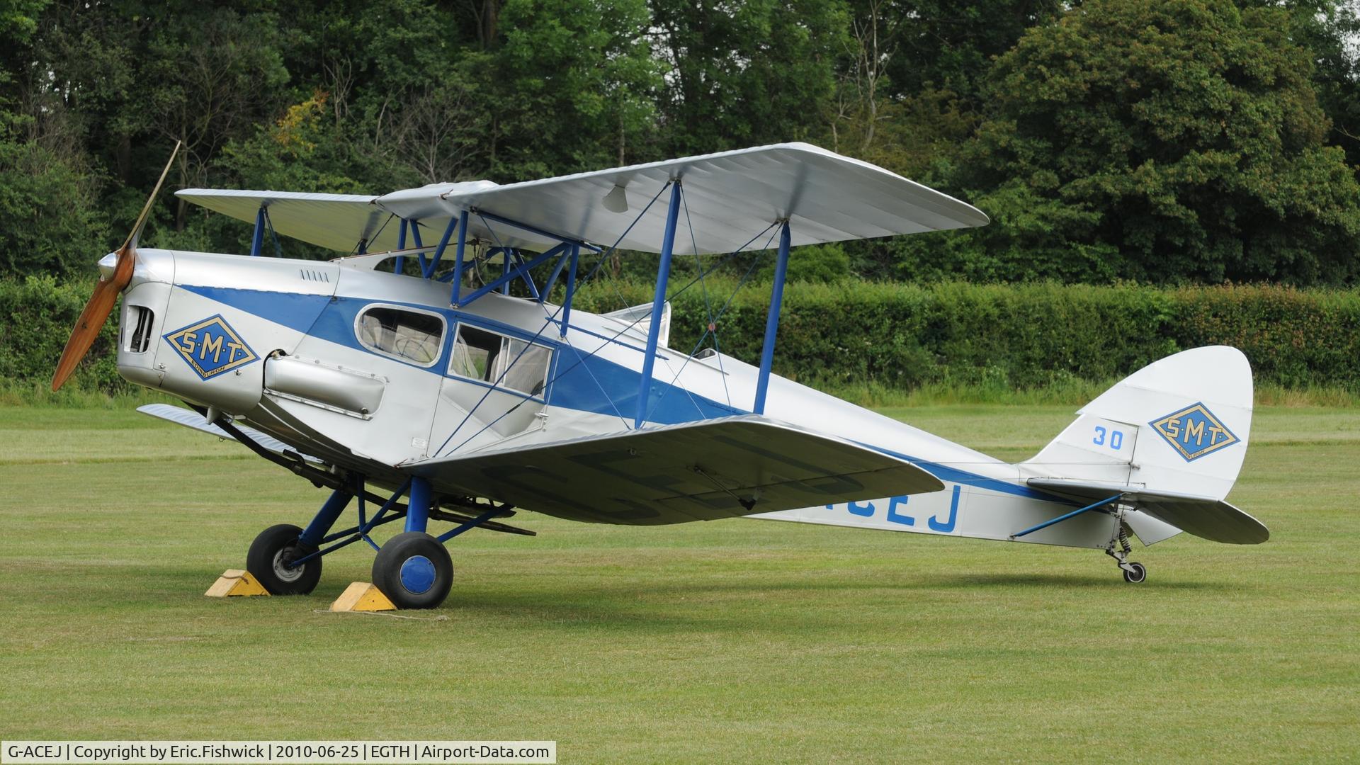 G-ACEJ, 1933 De Havilland DH.83 Fox Moth C/N 4069, 3. G-ACEJ visiting Shuttleworth (Old Warden) Airfield 