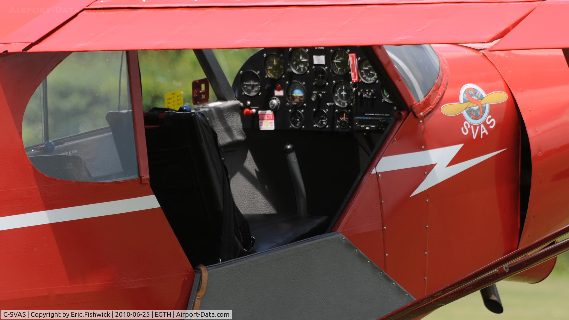 G-SVAS, 1961 Piper PA-18-150 Super Cub C/N 18-7605, 4. G-SVAS at Shuttleworth (Old Warden) Airfield (was G-BGWH)