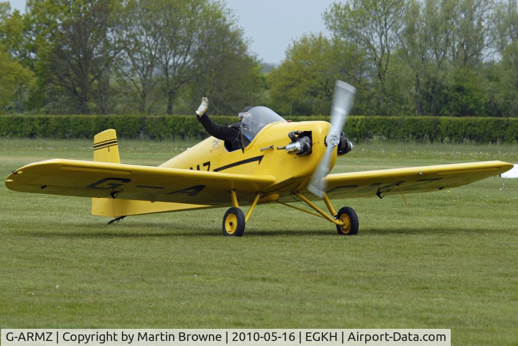 G-ARMZ, 1961 Rollason Druine D.31 Turbulent C/N PFA 565, SHOT AT HEADCORN