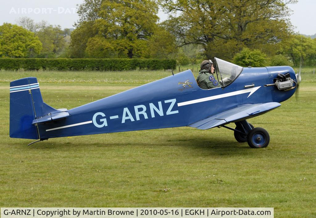 G-ARNZ, 1961 Rollason Druine D.31 Turbulent C/N PFA 579, SHOT AT HEADCORN