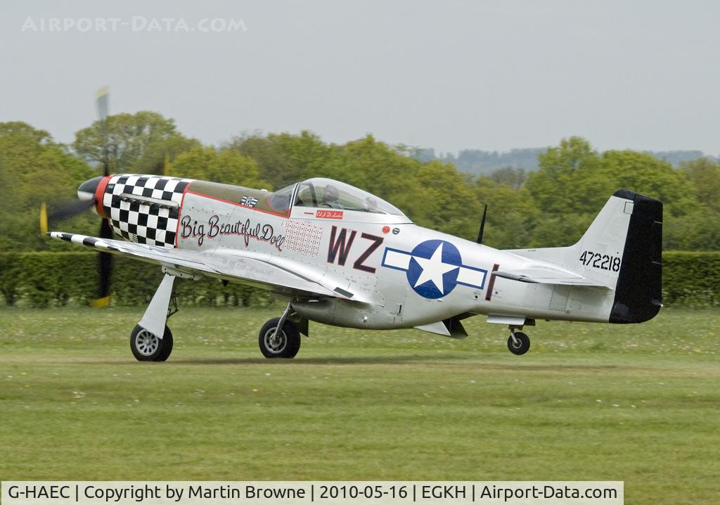 G-HAEC, 1951 Commonwealth CA-18 Mustang 22 (P-51D) C/N CACM-192-1517, SHOT AT HEADCORN