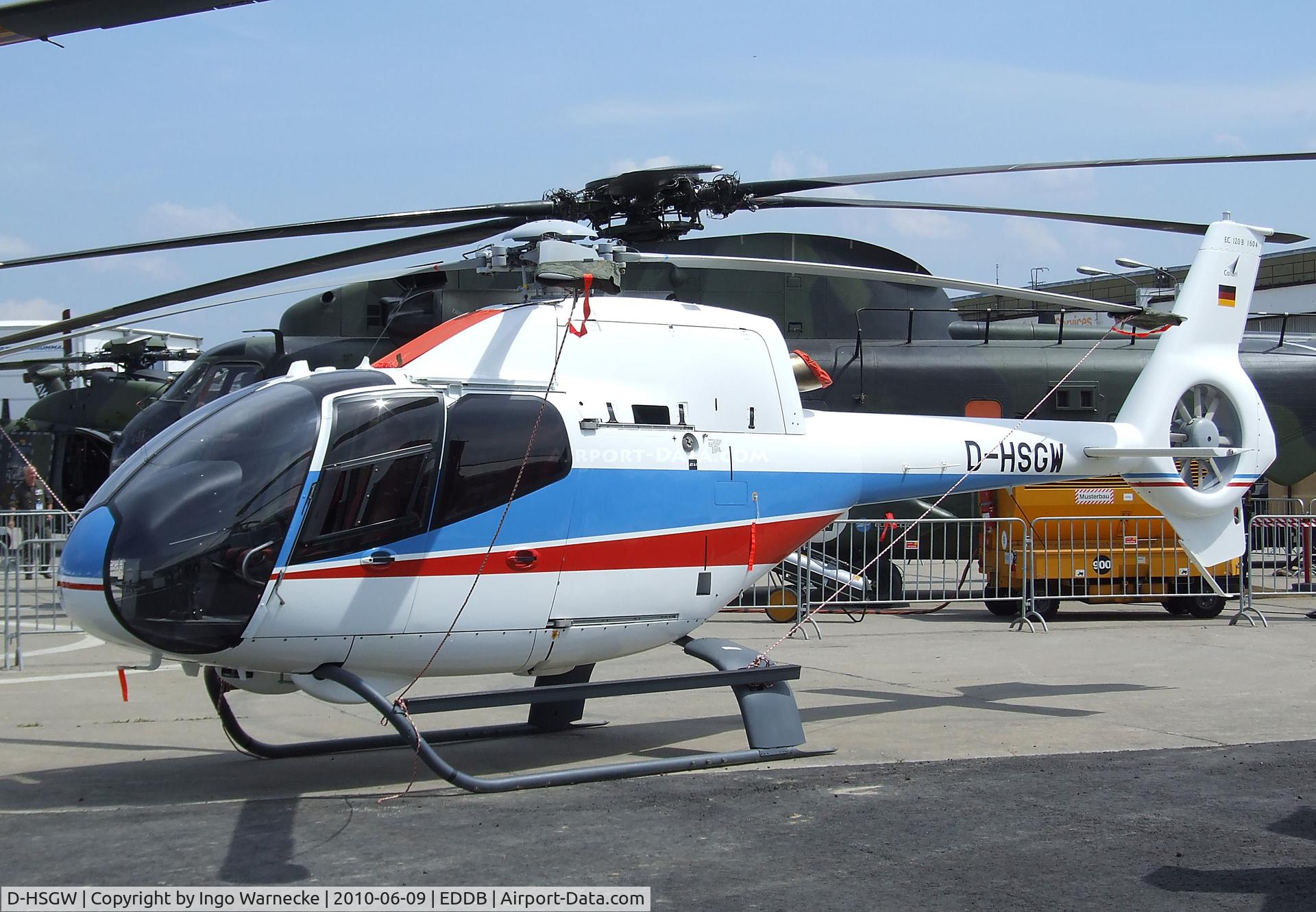 D-HSGW, 2009 Eurocopter EC-120B Colibri C/N 1604, Eurocopter EC120B Colibri at ILA 2010, Berlin