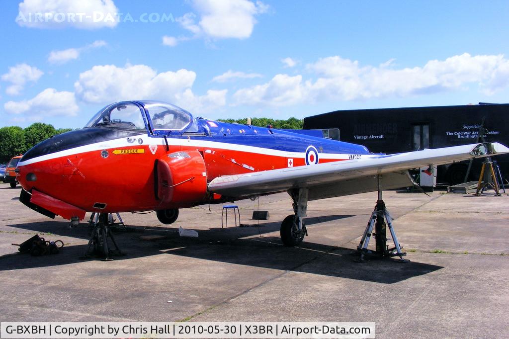 G-BXBH, 1960 Hunting P-84 Jet Provost T.3A C/N PAC/W/9241, preserved at Bruntingthorpe