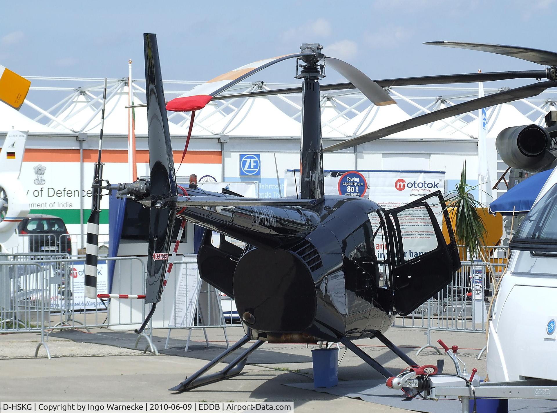 D-HSKG, 2008 Robinson R44 Raven II C/N 12467, Robinson R44 Raven II at ILA 2010, Berlin