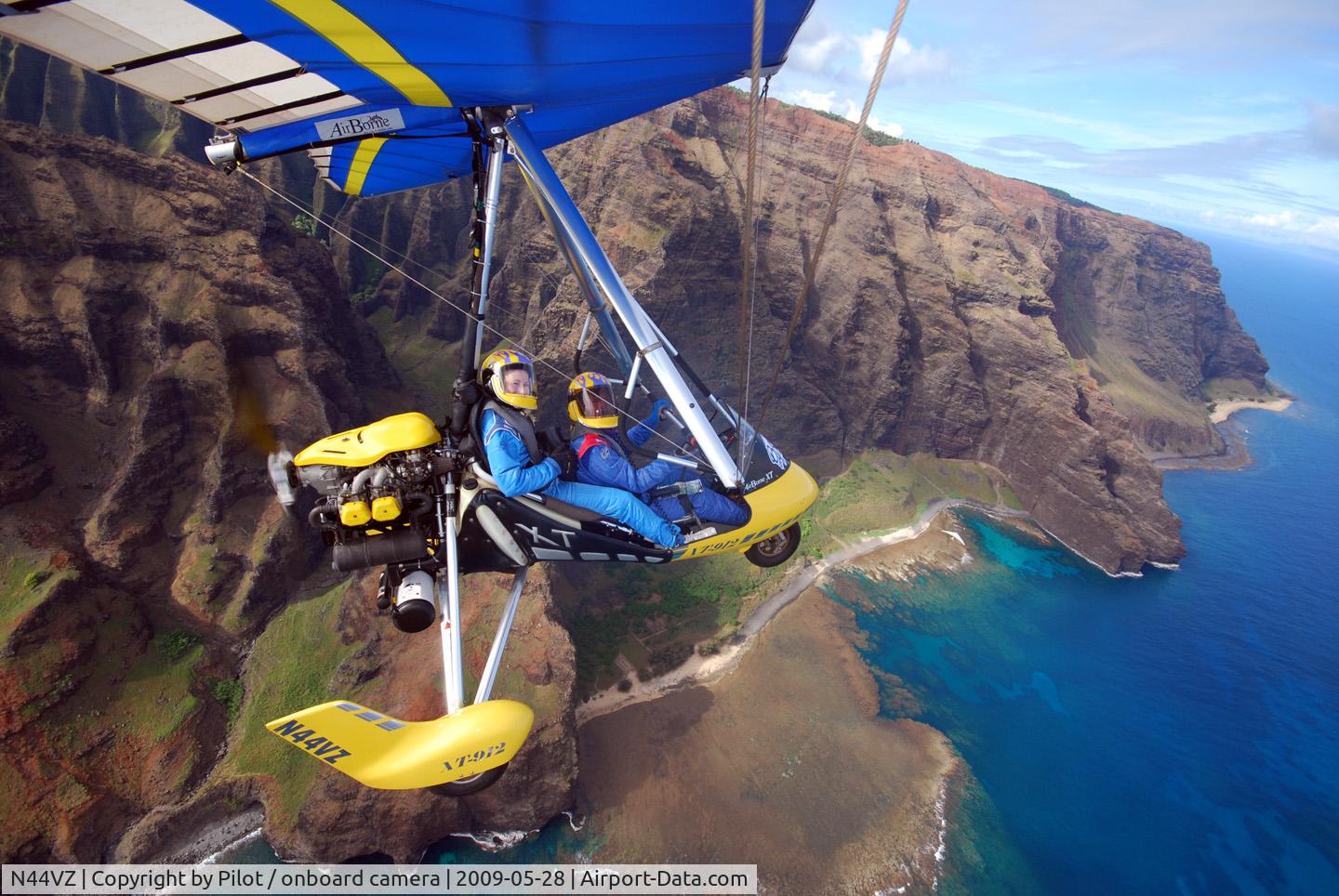N44VZ, 2007 Airborne Edge XT-912-L C/N XT-912-0230, Trike in flight