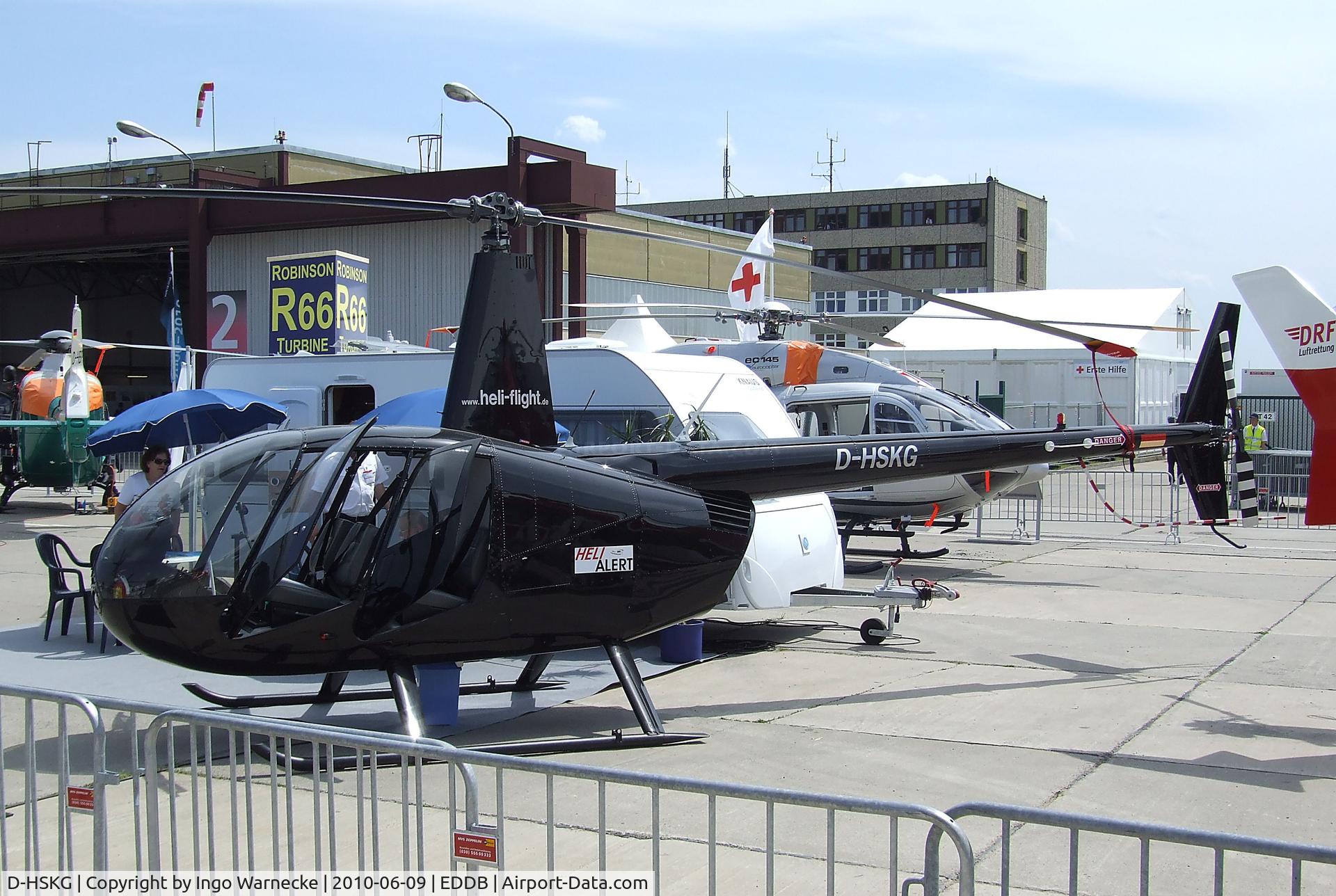 D-HSKG, 2008 Robinson R44 Raven II C/N 12467, Robinson R44 Raven II at ILA 2010, Berlin