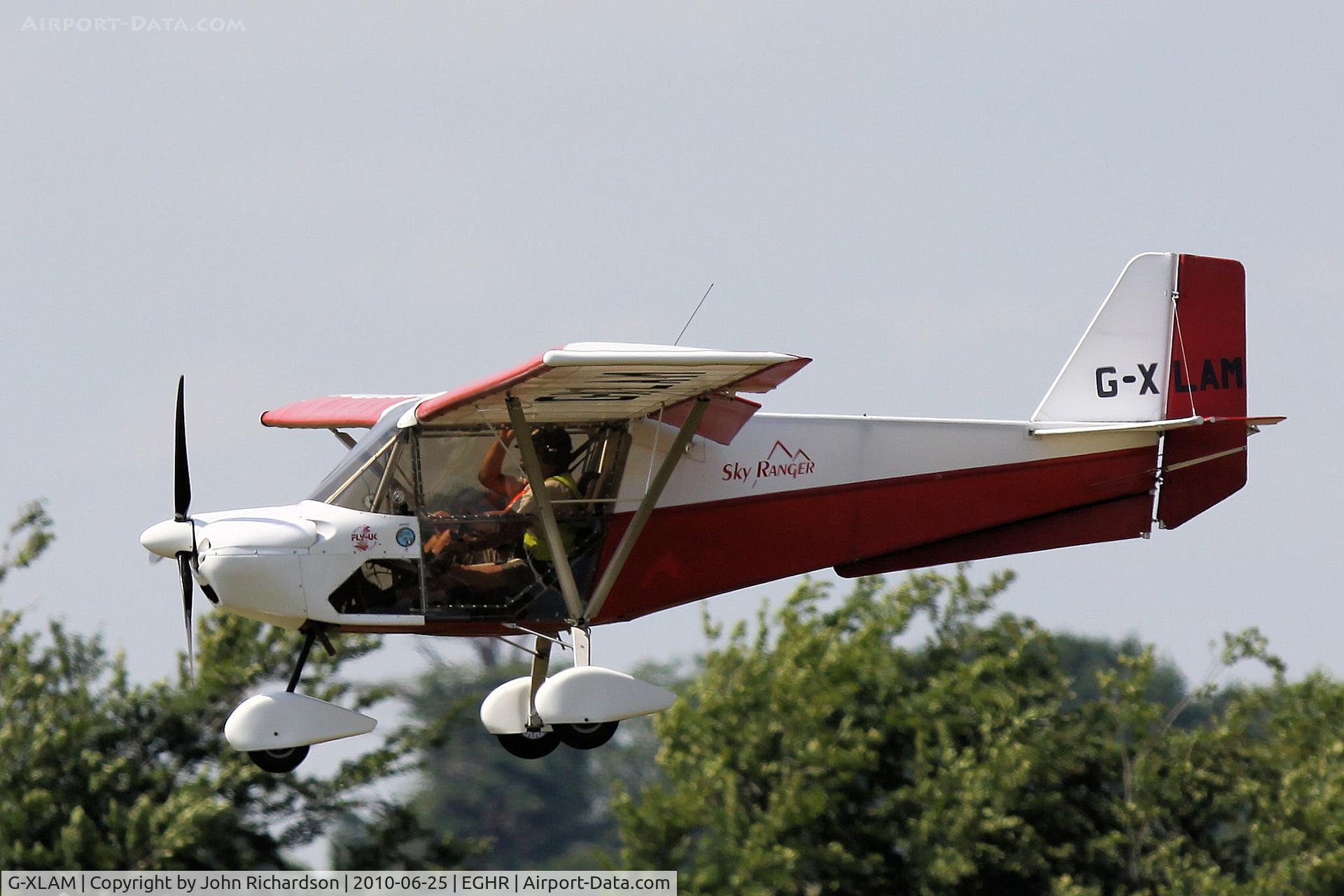 G-XLAM, 2005 Best Off Skyranger Swift 912S(1) C/N BMAA/HB/460, Finals into Goodwood