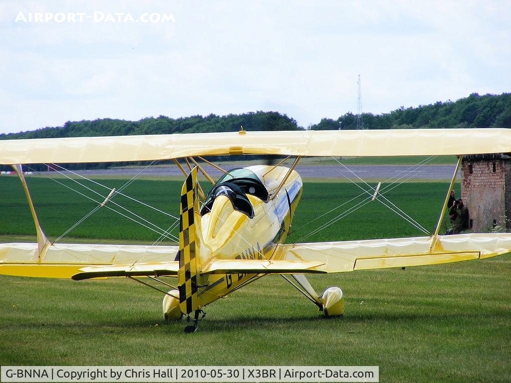 G-BNNA, 1973 Stolp SA-300 Starduster Too C/N 1462, displaying at the Cold War Jets open day