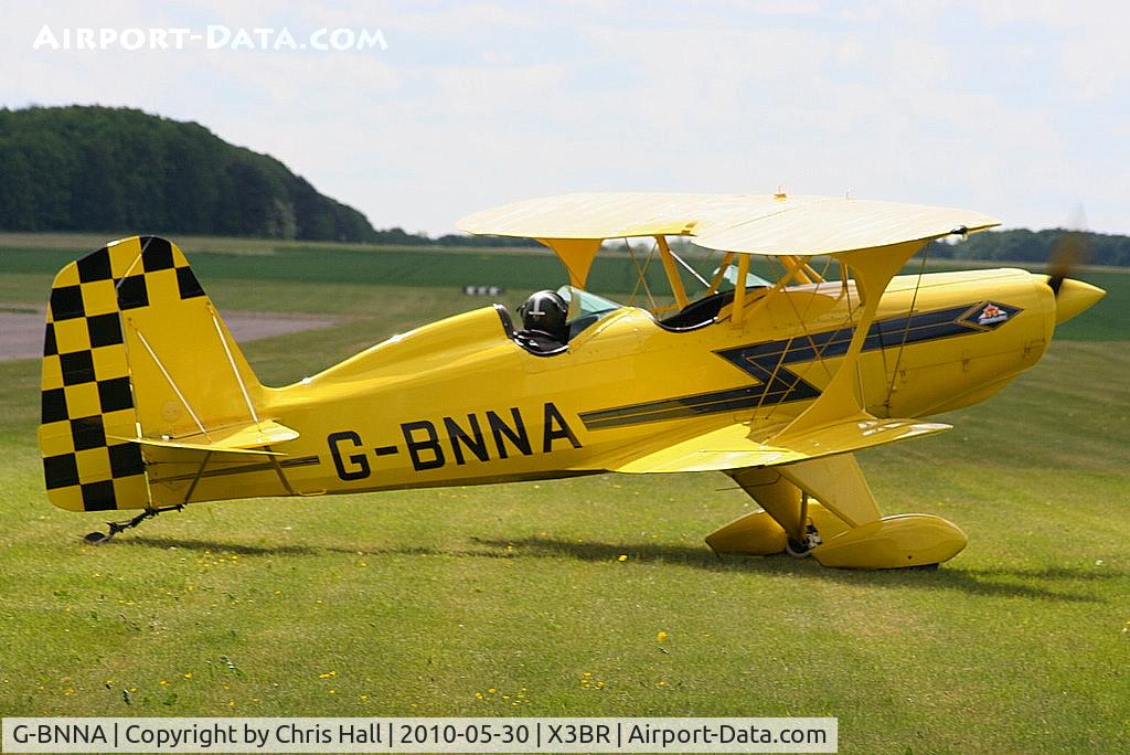 G-BNNA, 1973 Stolp SA-300 Starduster Too C/N 1462, displaying at the Cold War Jets open day