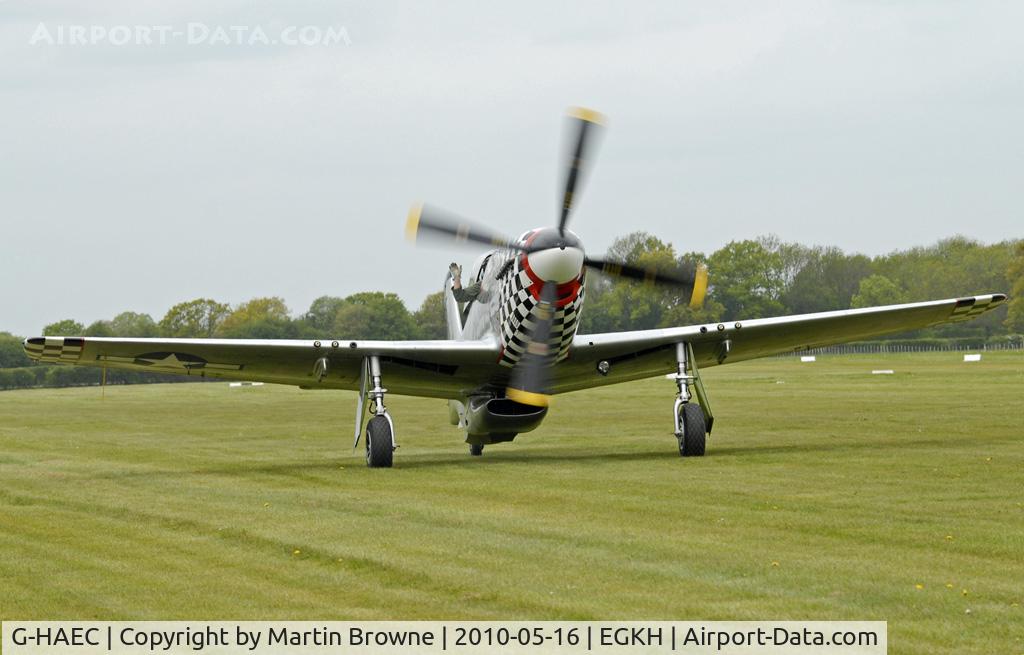 G-HAEC, 1951 Commonwealth CA-18 Mustang 22 (P-51D) C/N CACM-192-1517, SHOT AT HEADCORN