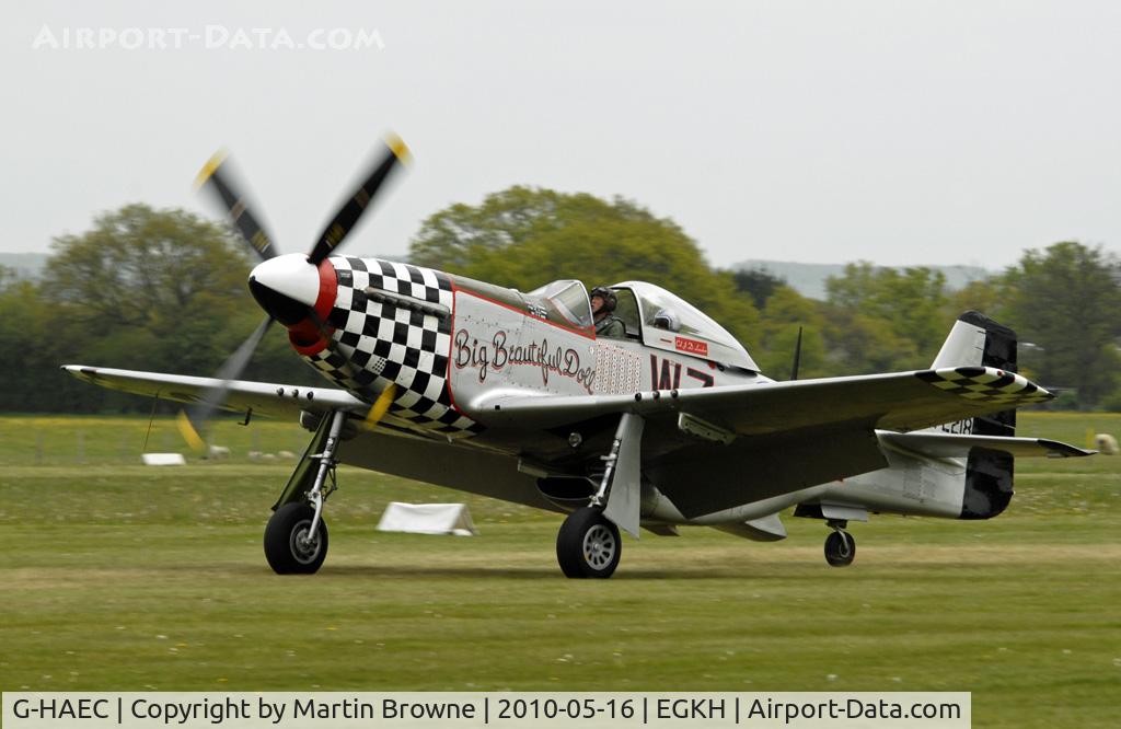 G-HAEC, 1951 Commonwealth CA-18 Mustang 22 (P-51D) C/N CACM-192-1517, SHOT AT HEADCORN