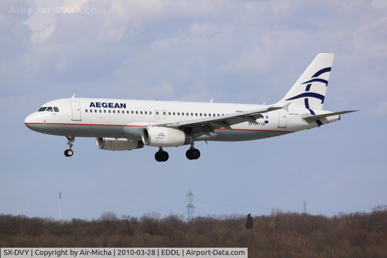 SX-DVY, 2009 Airbus A320-232 C/N 3850, Aegean Airlines, Airbus A320-232, CN: 3850