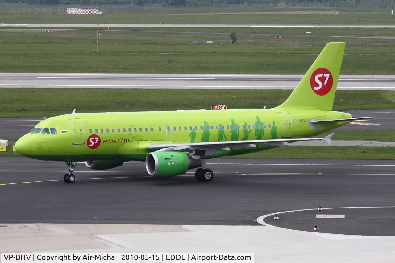 VP-BHV, 2005 Airbus A319-114 C/N 2474, S7 Airlines, Airbus A319-114, CN: 2474