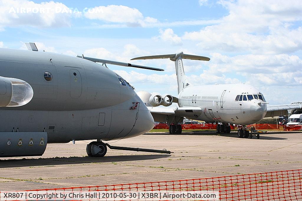 XR807, 1954 Vickers VC10 C.1 C/N 827, Two classic jets at Bruntingthorpe, XR807 Vickers VC-10 C.1 is waiting to be scrapped while XV226 HS Nimrod MR.1 will be preserved in a taxying condition