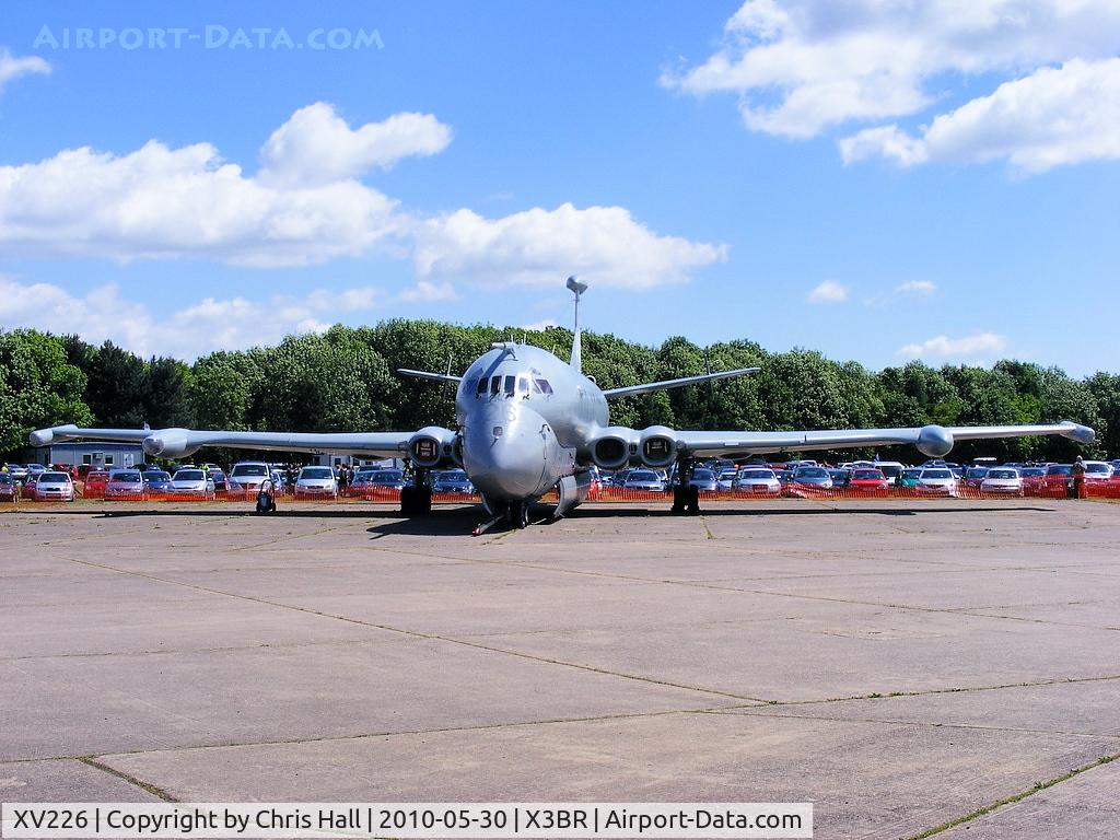 XV226, 1968 Hawker Siddeley Nimrod MR.2 C/N 8001, The first production Nimrod retired from RAF use on the 27th April 2010 and now preserved at Bruntingthorpe