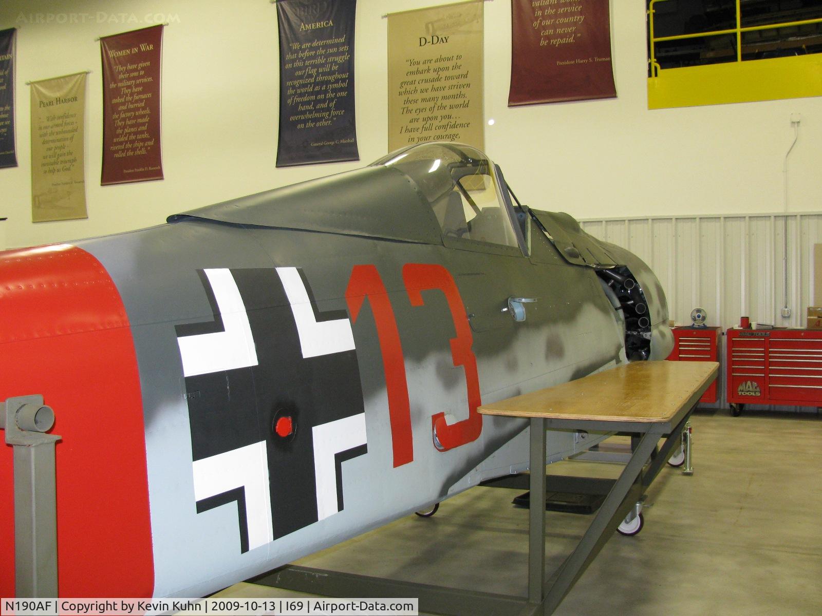 N190AF, Focke-Wulf Fw-190F-8/R1 C/N 583 661, Flug Werke under construction