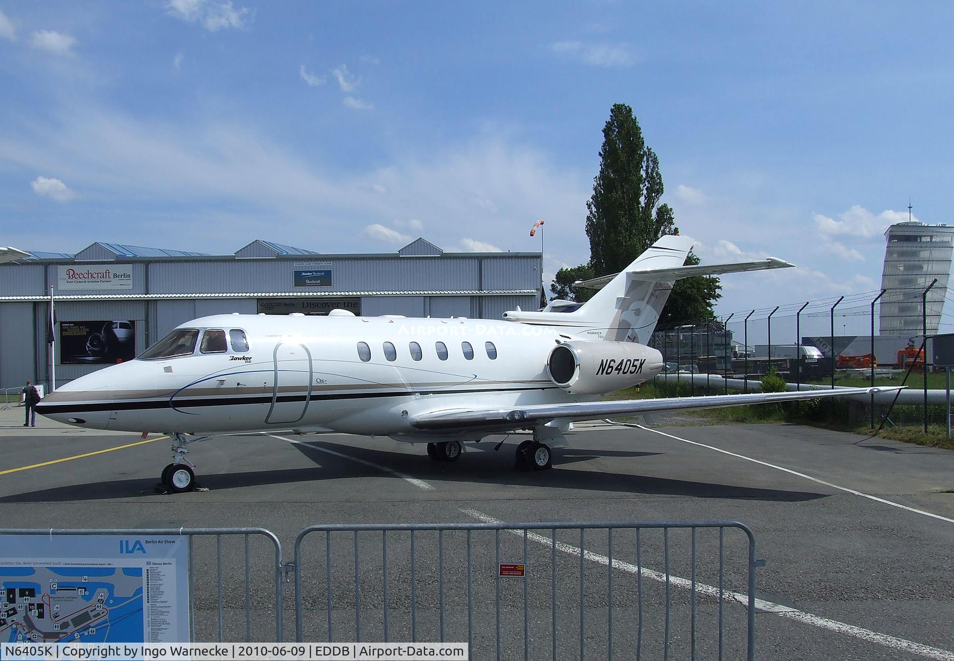N6405K, 2009 Hawker Beechcraft 750 C/N HB-65, Hawker Beechcraft Hawker 750 at ILA 2010, Berlin