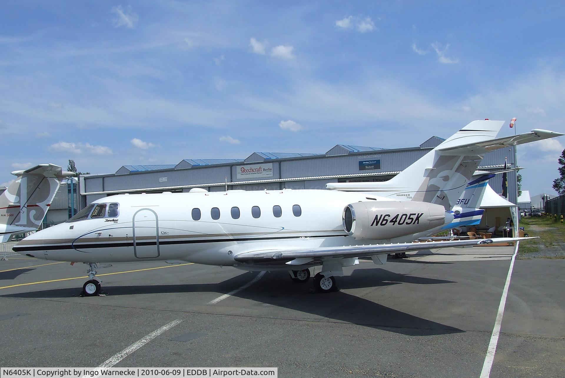 N6405K, 2009 Hawker Beechcraft 750 C/N HB-65, Hawker Beechcraft Hawker 750 at ILA 2010, Berlin