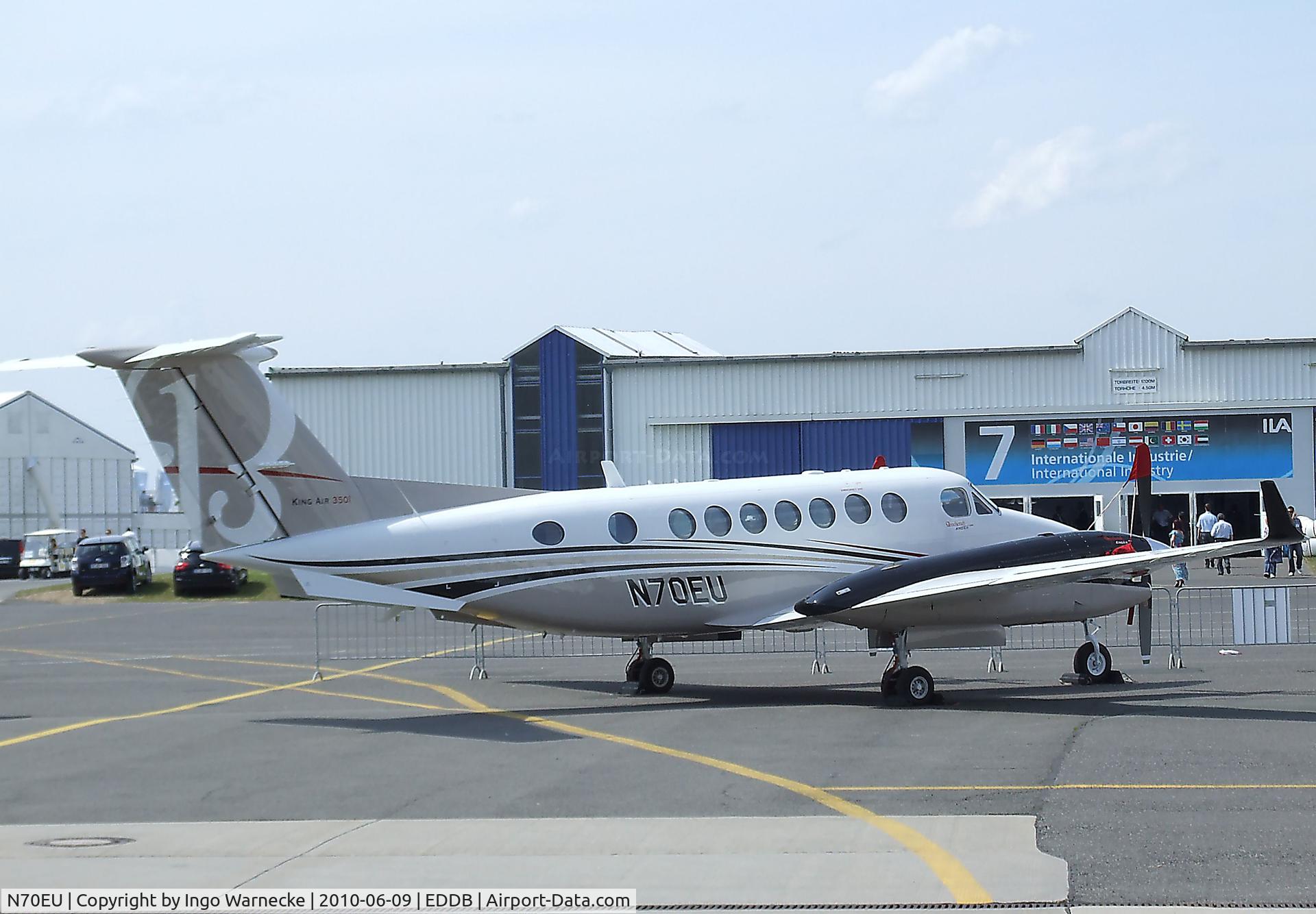N70EU, Hawker Beechcraft 350 King Air (B300) C/N FL-700, Beechcraft King Air 350i at ILA 2010, Berlin