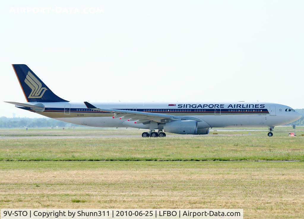 9V-STO, 2010 Airbus A330-343X C/N 1132, Delivery day...