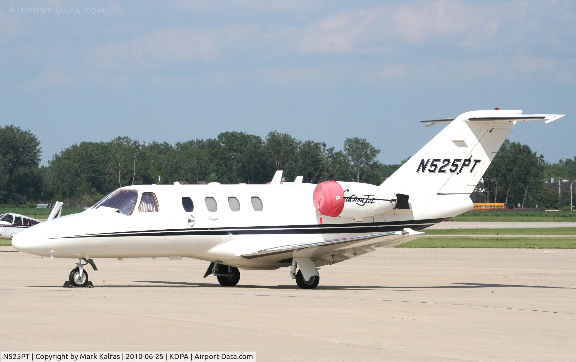 N525PT, 1995 Cessna 525 CitationJet C/N 525-0125, Cessna 525 Citation Jet N525PT on the ramp KDPA.