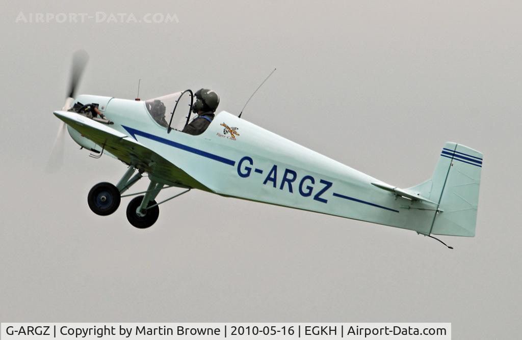 G-ARGZ, 1961 Rollason Druine D.31 Turbulent C/N PFA 562, SHOT AT HEADCORN
