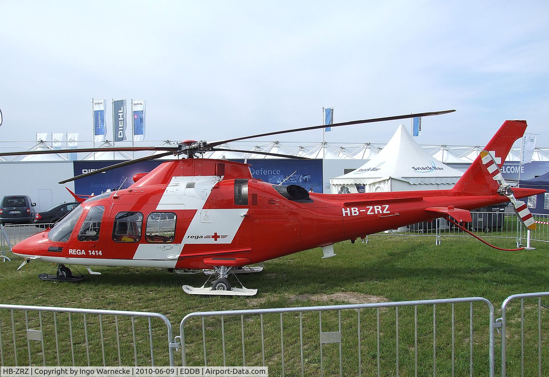 HB-ZRZ, 2009 AgustaWestland AW-109SP GrandNew C/N 22204, AgustaWestland AW109SP (A.109) of rega (Swiss EMS) at ILA 2010, Berlin