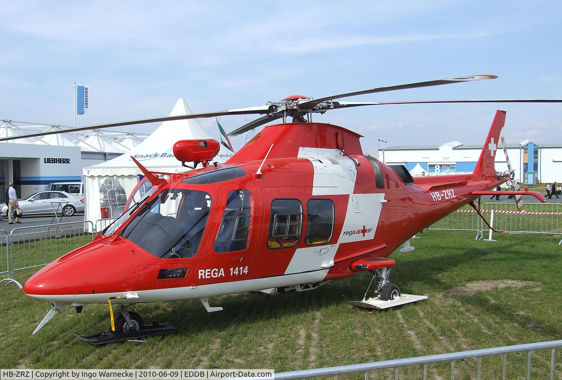 HB-ZRZ, 2009 AgustaWestland AW-109SP GrandNew C/N 22204, AgustaWestland AW109SP (A.109) of rega (Swiss EMS) at ILA 2010, Berlin