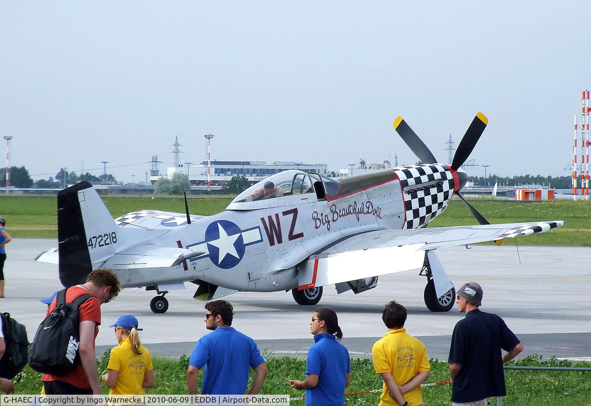 G-HAEC, 1951 Commonwealth CA-18 Mustang 22 (P-51D) C/N CACM-192-1517, North American P-51D Mustang (Commonwealth CA-18 Mk 22) at ILA 2010, Berlin