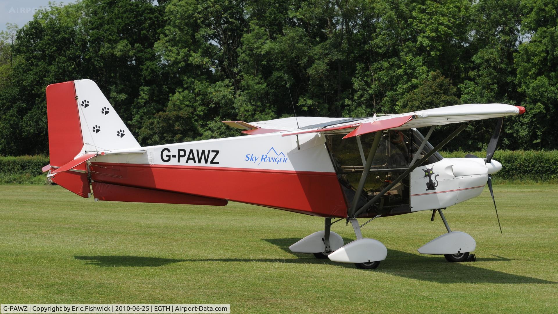 G-PAWZ, 2007 Skyranger Swift 912S(1) C/N BMAA/HB/528, G-PAWZ at Shuttleworth (Old Warden) Airfield 