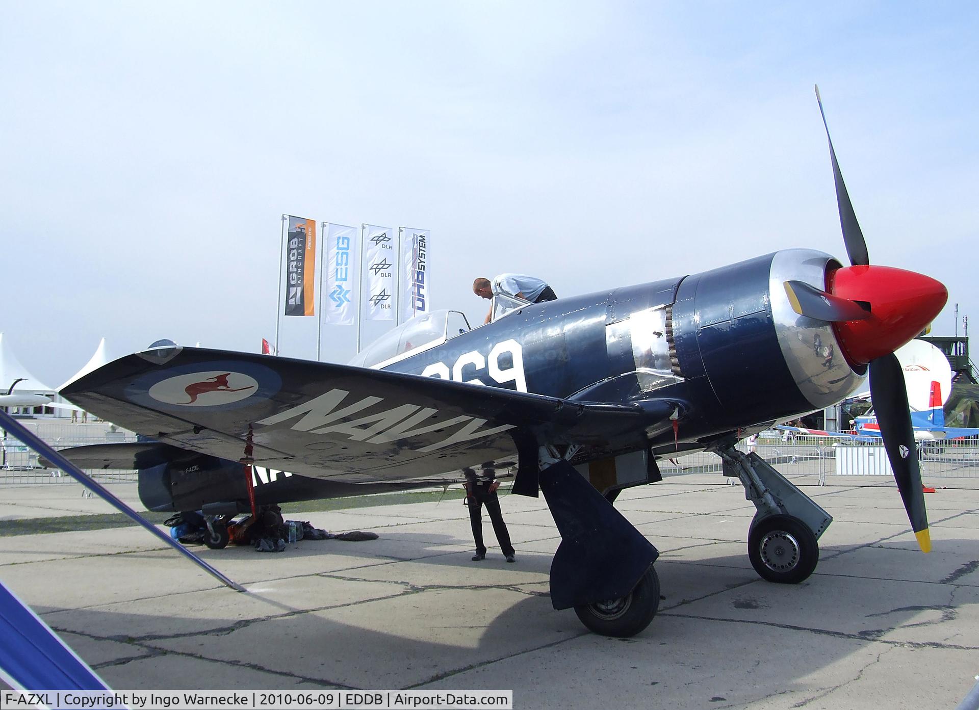 F-AZXL, 1948 Hawker Fury FB.10 C/N 37514/ISS20, Hawker Sea Fury FB11 at ILA 2010, Berlin