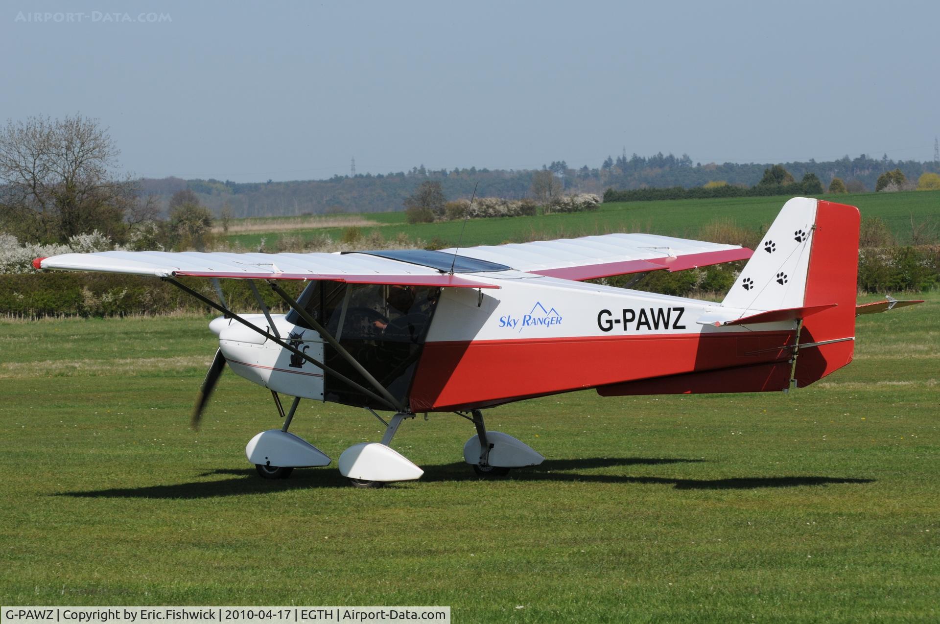 G-PAWZ, 2007 Skyranger Swift 912S(1) C/N BMAA/HB/528, G-PAWZ at Shuttleworth (Old Warden) Airfield 