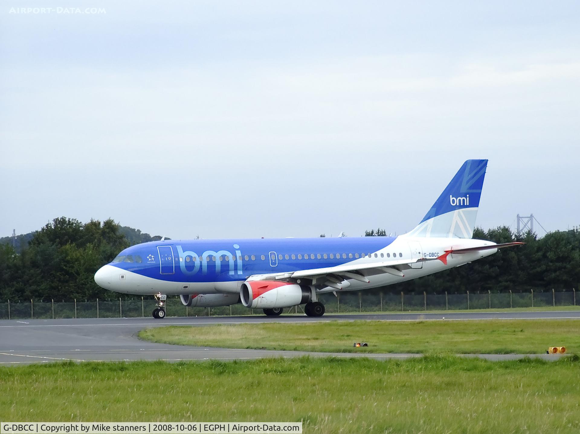 G-DBCC, 2004 Airbus A319-131 C/N 2194, BMI A319 Arrives at EDI From LHR
