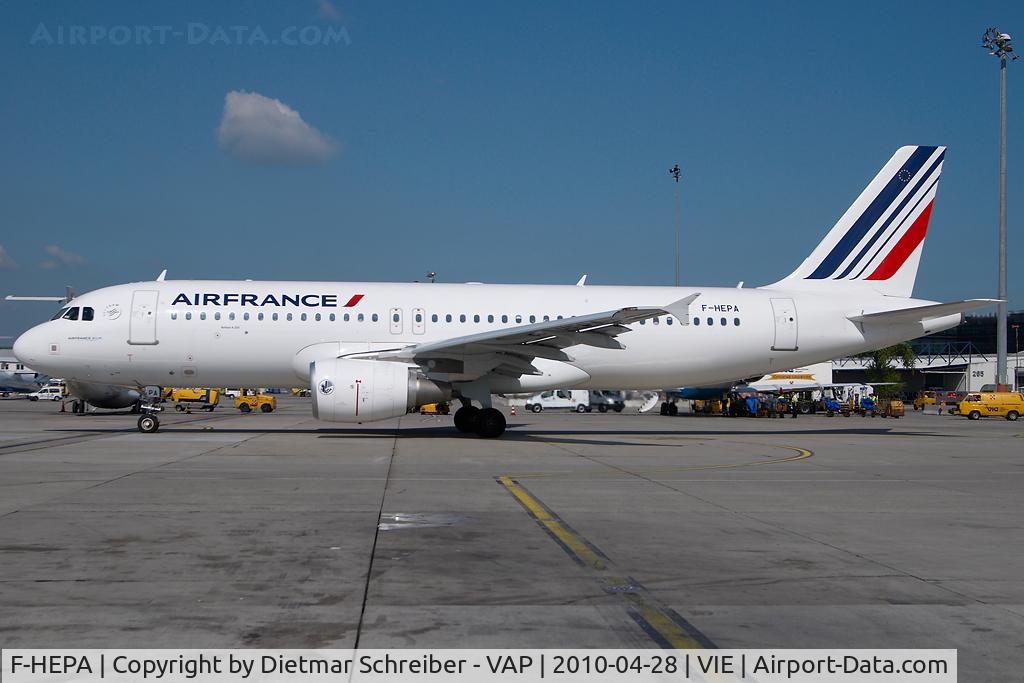 F-HEPA, 2009 Airbus A320-214 C/N 4139, Air France Airbus 320