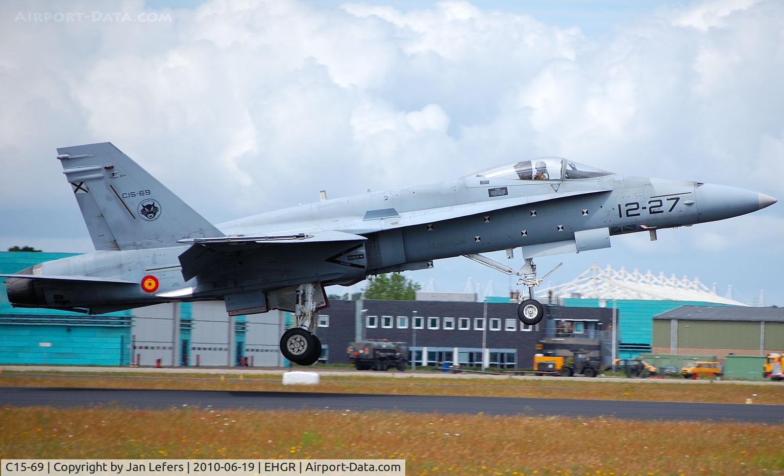 C15-69, McDonnell Douglas EF-18A Hornet C/N 0925/A591, Spanish Air Force