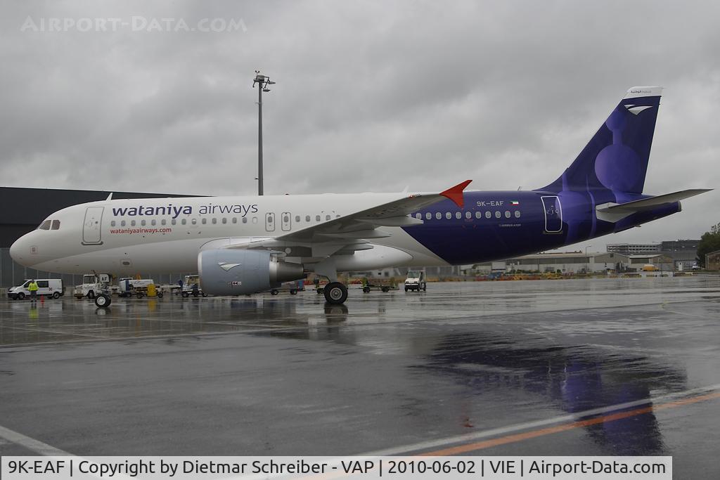 9K-EAF, 2010 Airbus A320-214 C/N 4304, Wataniya AIrways Airbus 320