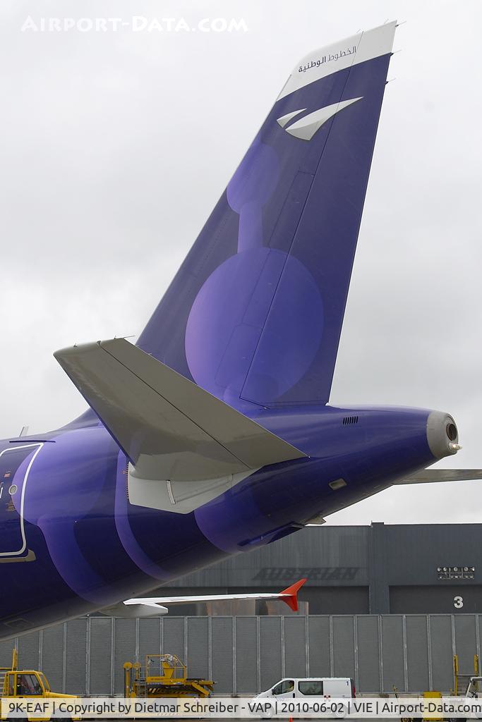 9K-EAF, 2010 Airbus A320-214 C/N 4304, Wataniya Airways Airbus 320