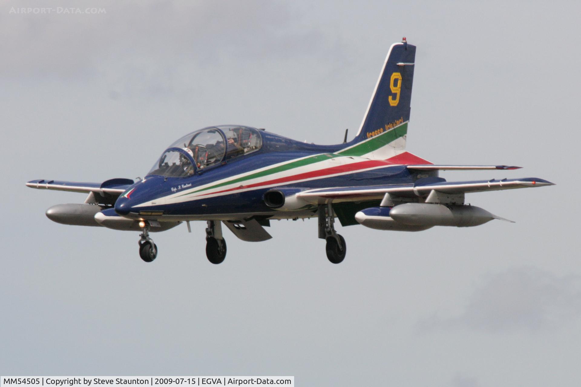 MM54505, Aermacchi MB-339A C/N 6716/111/AA053, Taken at the Royal International Air Tattoo 2009