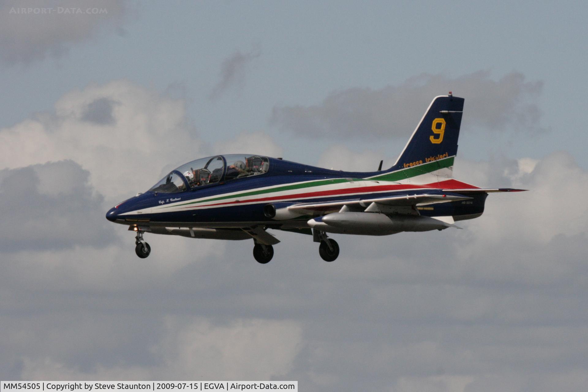 MM54505, Aermacchi MB-339A C/N 6716/111/AA053, Taken at the Royal International Air Tattoo 2009