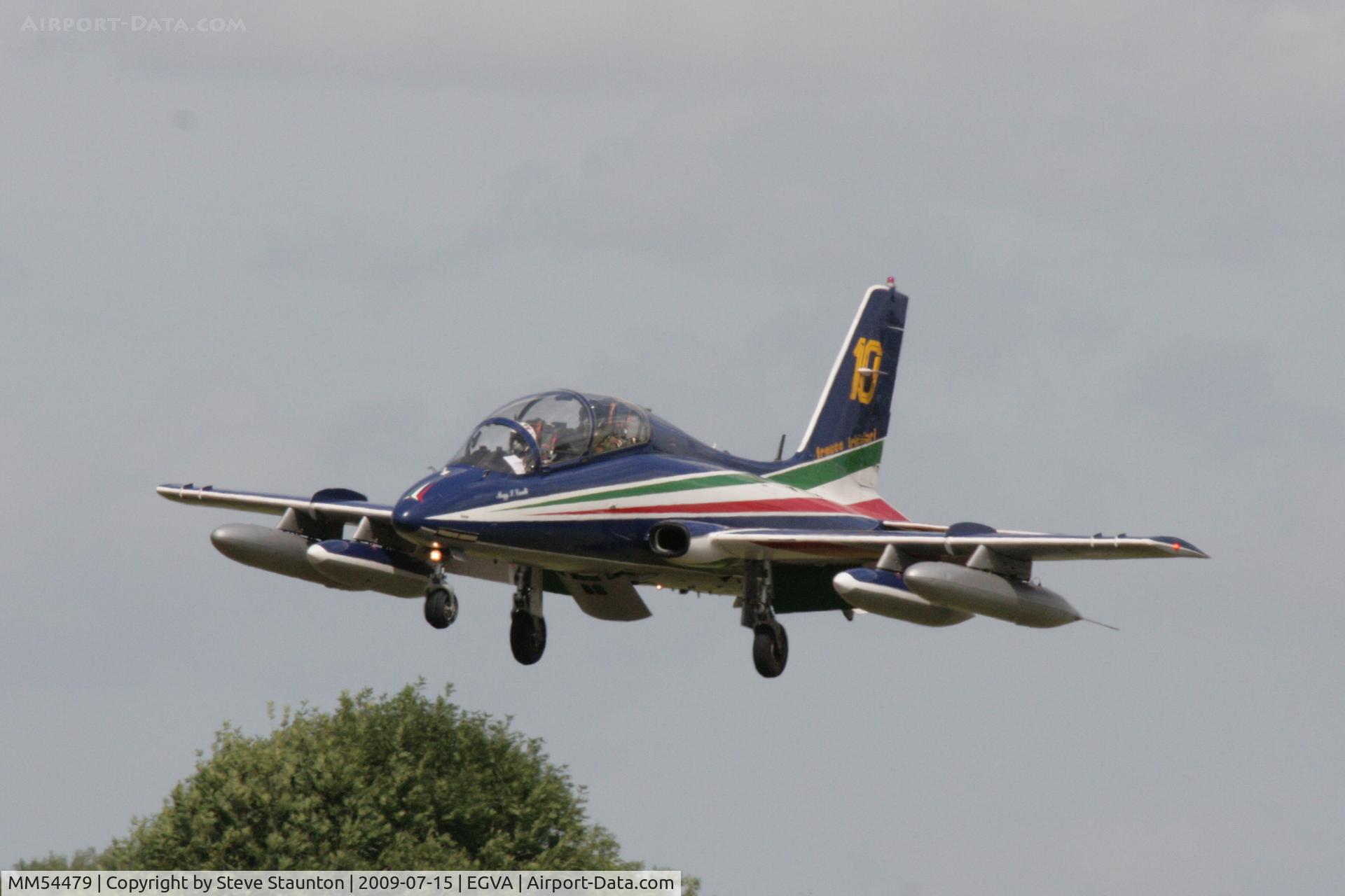 MM54479, Aermacchi MB-339PAN C/N 6674/069/AD008, Taken at the Royal International Air Tattoo 2009