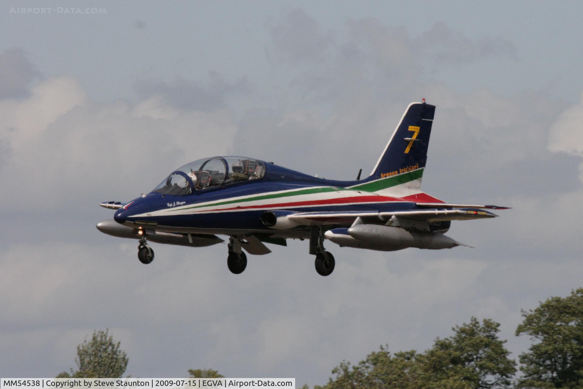 MM54538, Aermacchi MB-339PAN C/N 6759/154/AA070, Taken at the Royal International Air Tattoo 2009