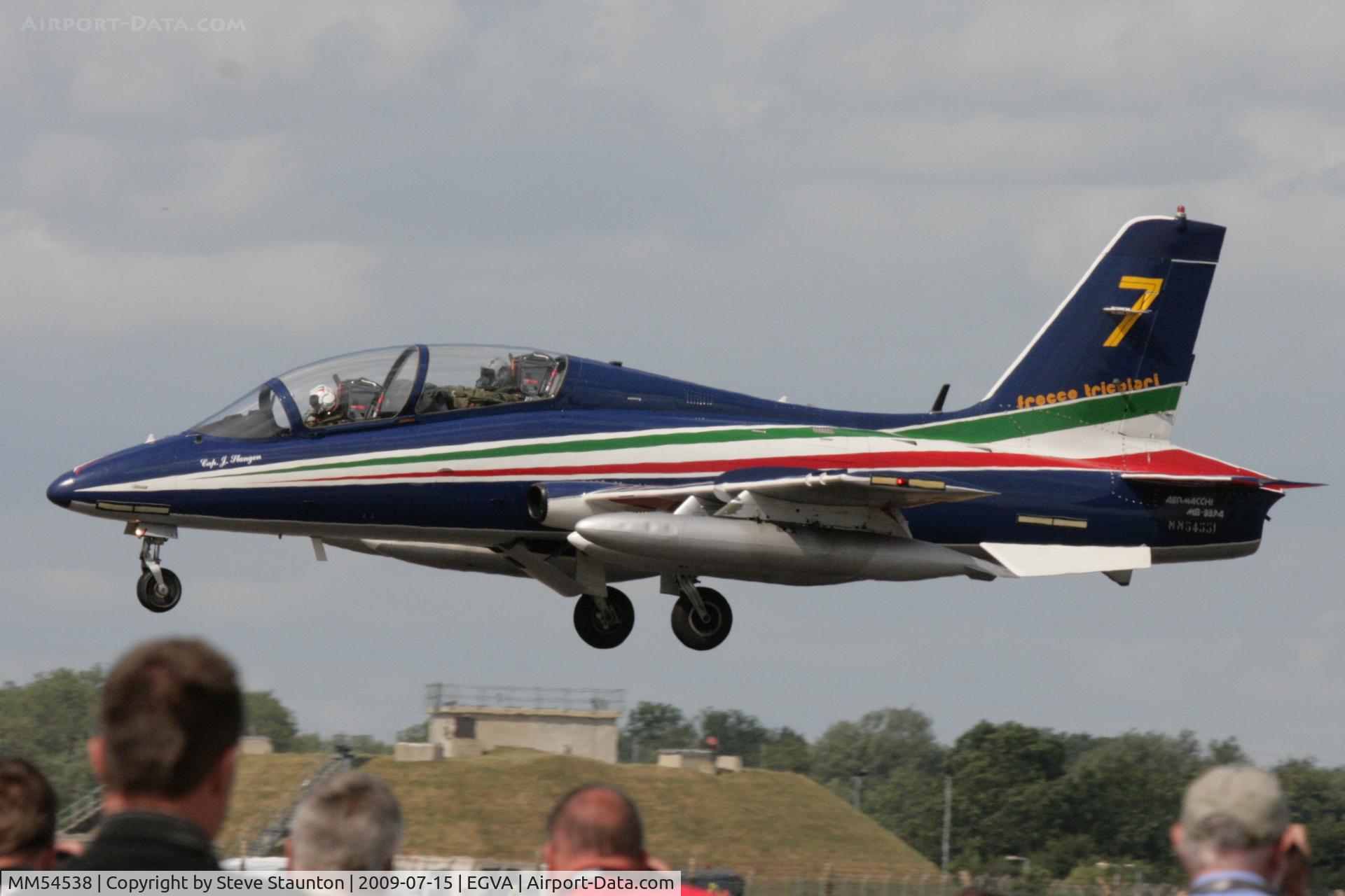 MM54538, Aermacchi MB-339PAN C/N 6759/154/AA070, Taken at the Royal International Air Tattoo 2009