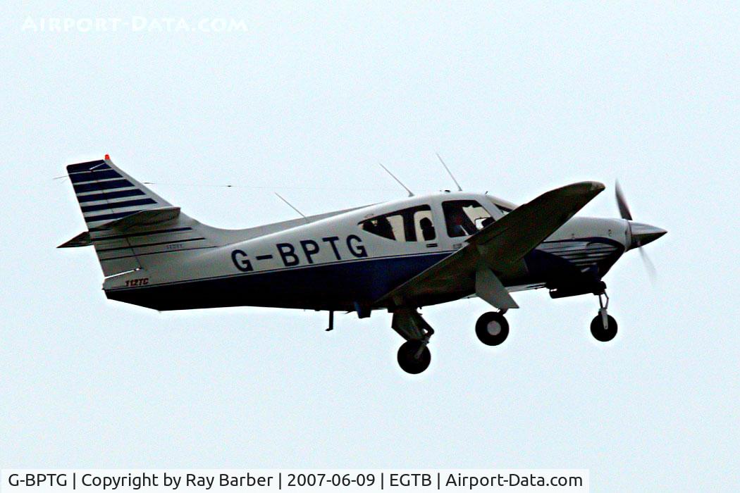 G-BPTG, 1976 Rockwell Commander 112TC C/N 13067, Rockwell Commander 112TC [13067] Booker~G 09/06/2007. A visitor to the 2007 Aero Expo.