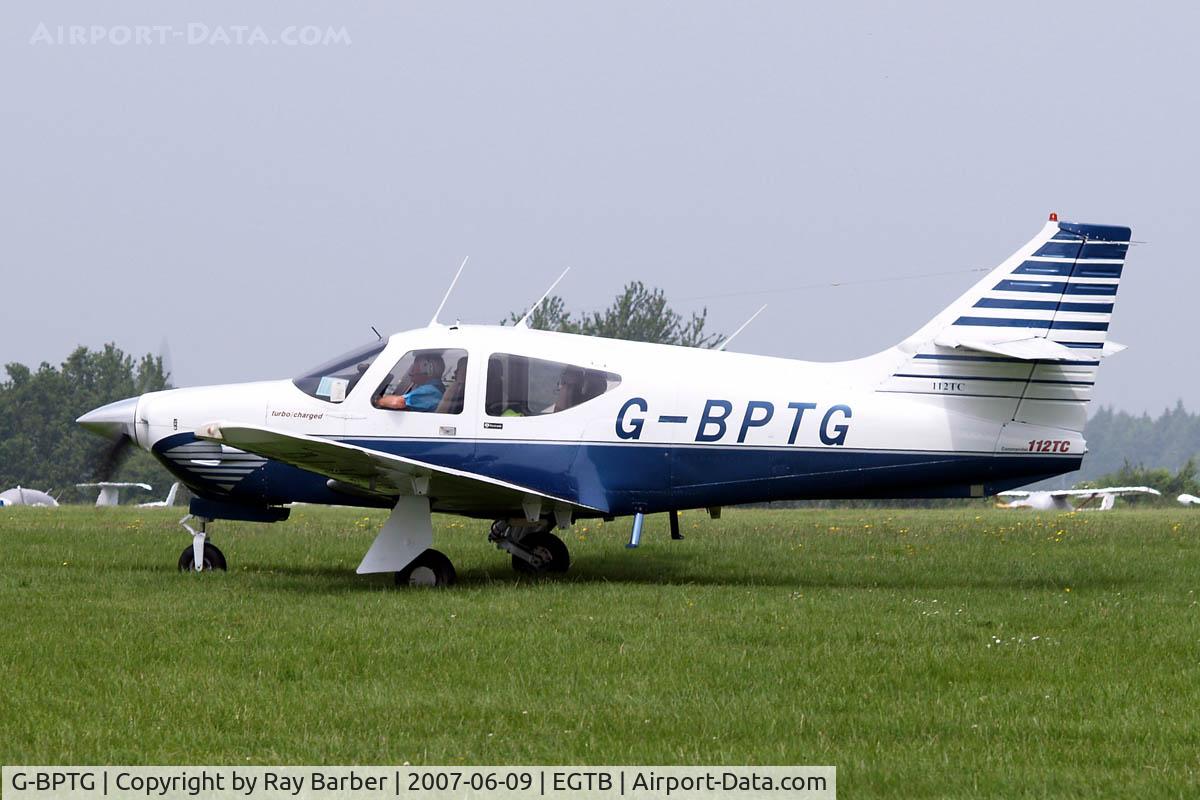 G-BPTG, 1976 Rockwell Commander 112TC C/N 13067, Rockwell Commander 112TC [13067] Booker~G 09/06/2007. A visitor to the 2007 Aero Expo.