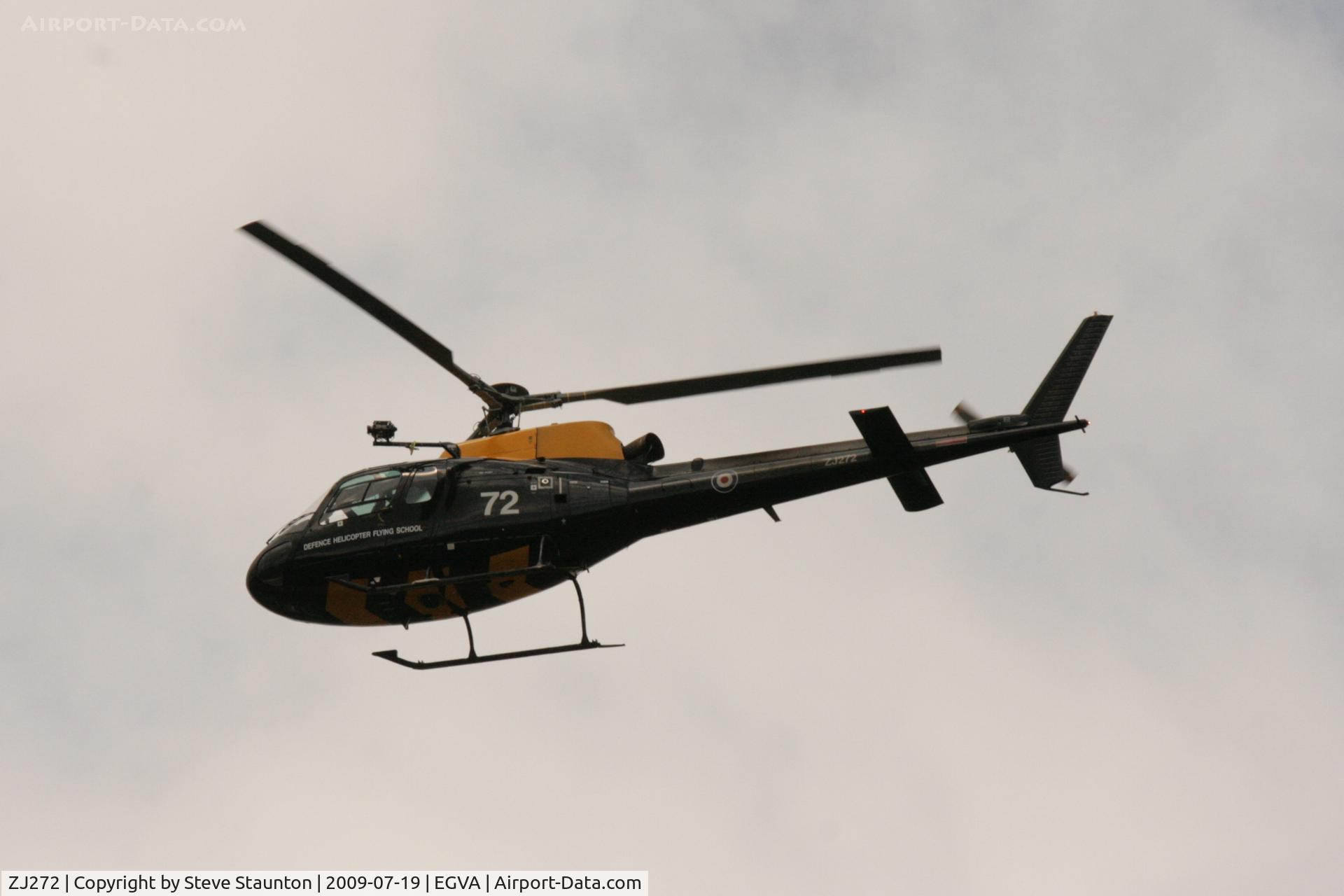 ZJ272, 1997 Eurocopter AS-350BB Squirrel HT1 Ecureuil C/N 3005, Taken at the Royal International Air Tattoo 2009
