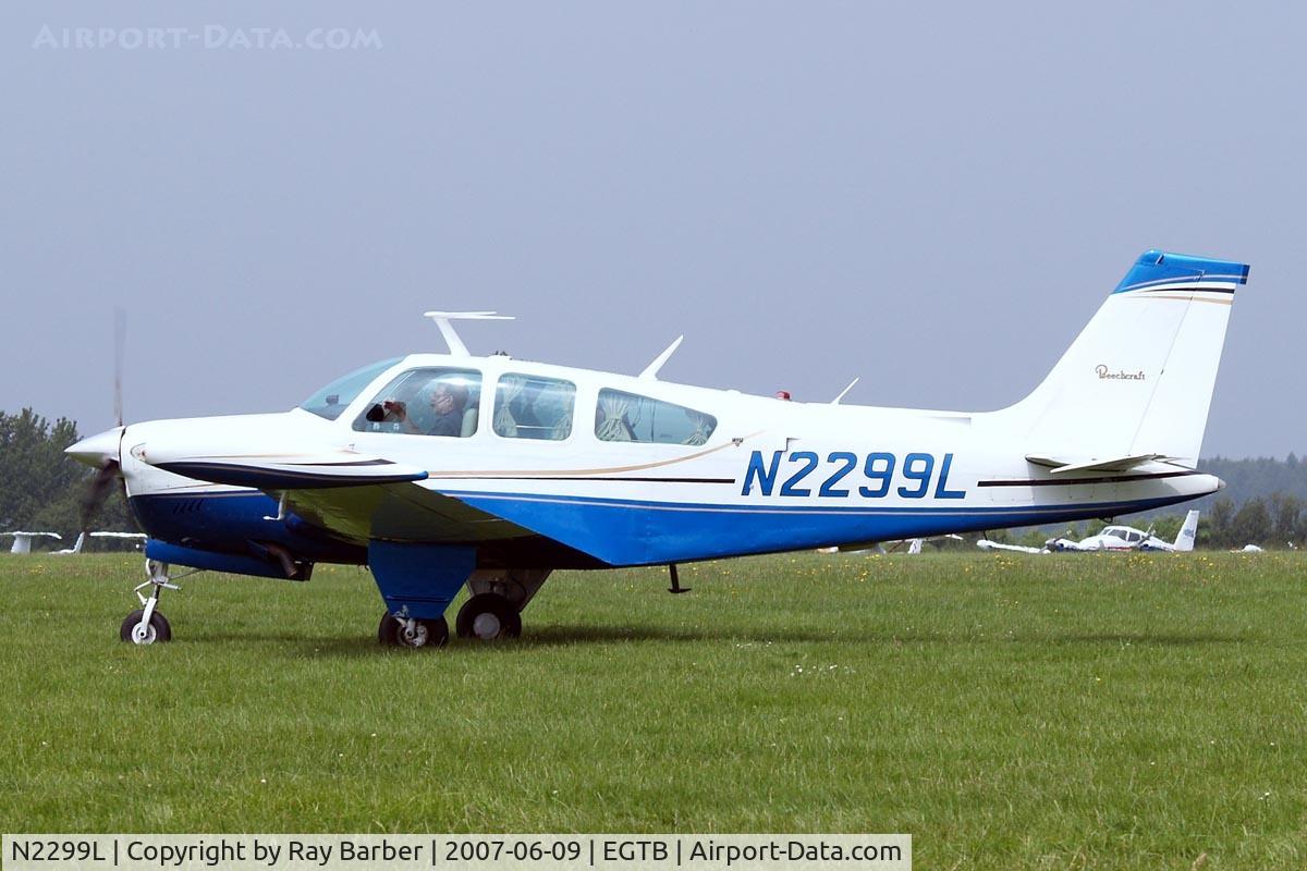 N2299L, 1976 Beech F33A Bonanza C/N CE-677, A visitor to the 2007 Aero Expo.