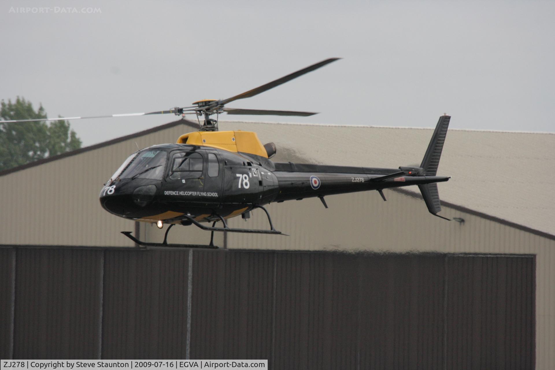 ZJ278, 1997 Eurocopter AS-350BB Squirrel HT1 Ecureuil C/N 3019, Taken at the Royal International Air Tattoo 2009