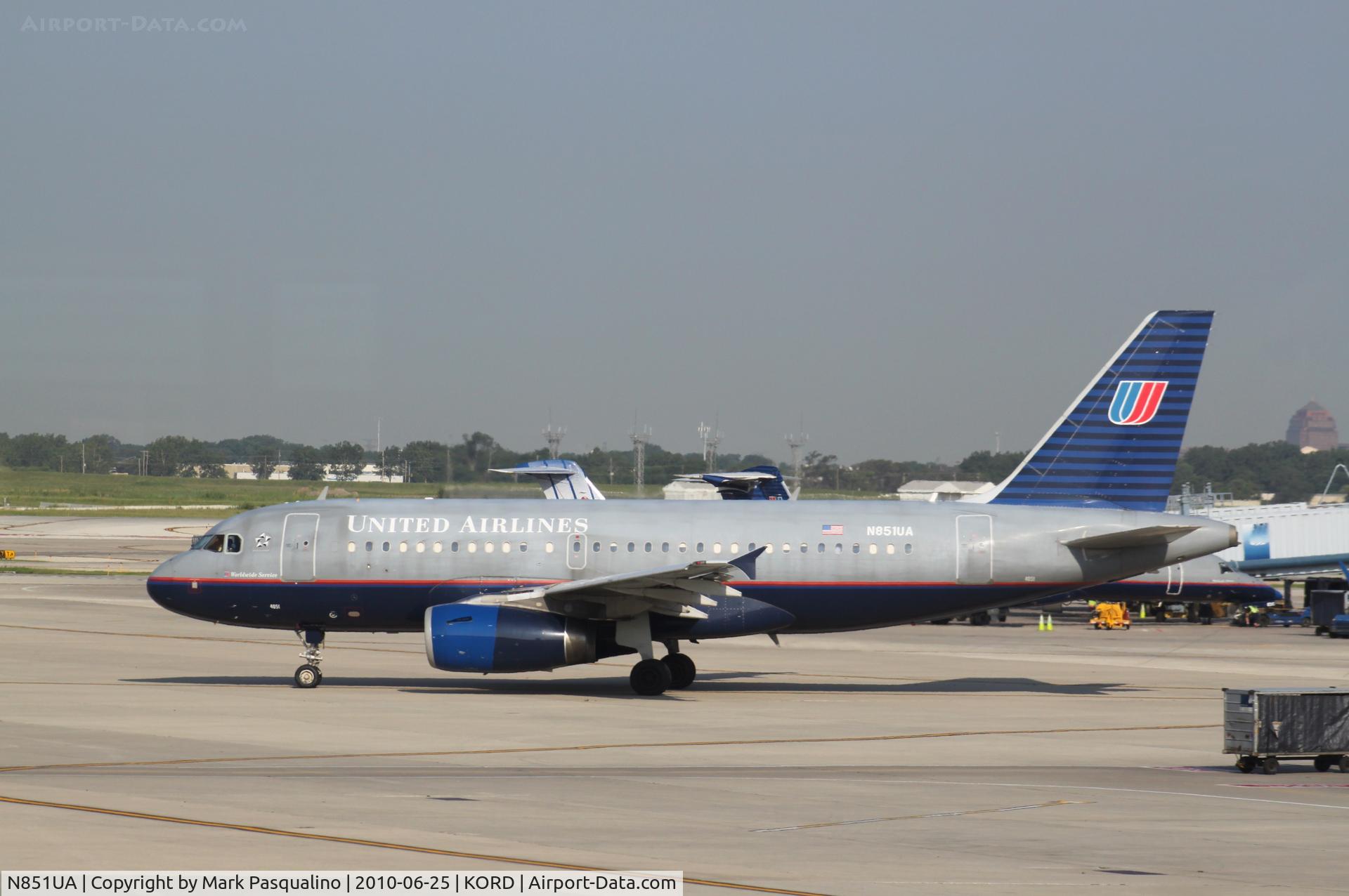 N851UA, 2002 Airbus A319-131 C/N 1664, Airbus A319